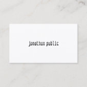 Creative modern, elegant, eenvoudig design visitekaartje (Voorkant)