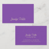 Creative modern elegant kleurenPremium met hoge di Visitekaartje (Voorkant / Achterkant)