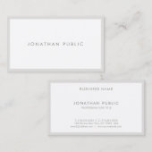 Creative Modern Elegant Minimalist Cute Trendy Visitekaartje (Voorkant / Achterkant)