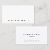 Creative Modern Elegant Simple Sjabloon-minimalist Visitekaartje (Voorkant / Achterkant)
