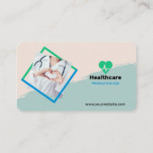 Creative Modern Medical Service Visitekaartje (Achterkant)