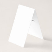 Creative Modern Minimal Professional Cool Clean Visitekaartje (Achterkant)