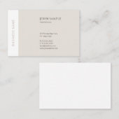 Creative Modern Minimal Professional Elegant Visitekaartje (Voorkant / Achterkant)