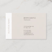 Creative Modern Minimal Professional Elegant Visitekaartje (Voorkant)