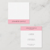 Creative Modern Minimalist Design Sjabloon Vierkante Visitekaartje (Voorkant / Achterkant)