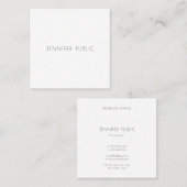 Creative Modern Minimalist Design Sjabloon Vierkante Visitekaartje (Voorkant / Achterkant)