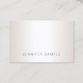 Creative Modern Minimalist Design Trendy Salon Visitekaartje (Voorkant)