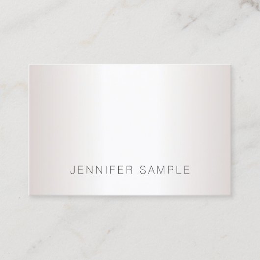 Creative Modern Minimalist Design Trendy Salon Visitekaartje (Voorkant)