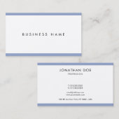 Creative Modern Professional Cool Simple Luxe Visitekaartje (Voorkant / Achterkant)