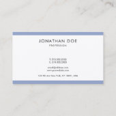 Creative Modern Professional Cool Simple Luxe Visitekaartje (Achterkant)