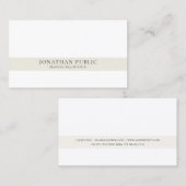 Creative Modern Professional Eenvoudig elegant Visitekaartje (Voorkant / Achterkant)