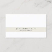 Creative Modern Professional Eenvoudig elegant Visitekaartje (Voorkant)