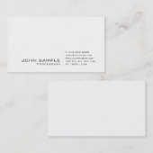 Creative Modern Professional Signature UV Matte Visitekaartje (Voorkant / Achterkant)