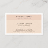 Creative Modern Professional Sleek Plain Luxe Visitekaartje (Voorkant)