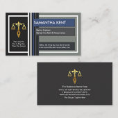 Creative Modern Signboard Notice Solicitor Lawyer Visitekaartje (Voorkant / Achterkant)