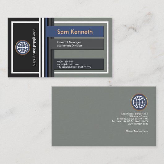 Creative Modern Signboard Placards Marketing Visitekaartje (Voorkant / Achterkant)