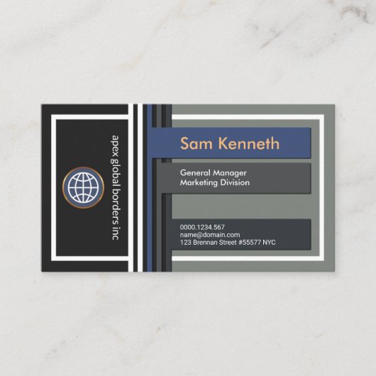 Creative Modern Signboard Placards Marketing Visitekaartje (Voorkant)