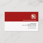 Creative Modern Simple Abstract Arrows Logistics Visitekaartje (Achterkant)