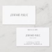 Creative Modern Simple Design Sjabloon Elegant Visitekaartje (Voorkant / Achterkant)