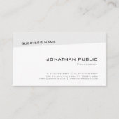 Creative Modern Simple Sjabloon Professional Top Visitekaartje (Voorkant)