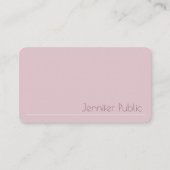 Creative Moderne Sjabloon Elegant Professional Top Visitekaartje (Voorkant)