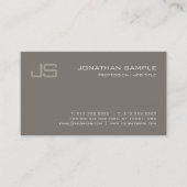 Creative Monogram Design Modern Professional Luxe Visitekaartje (Voorkant)