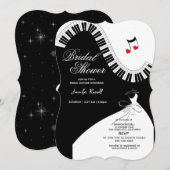 Creative Musicians Piano Keys Vrijgezellenfeest Kaart (Voorkant / Achterkant)