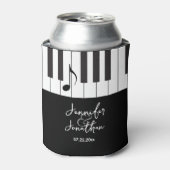 Creative Musicians Piano Keys Wedding Blikjeskoeler (Blikje Voorkant)