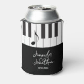 Creative Musicians Piano Keys Wedding Blikjeskoeler (Blikje Achterkant)