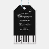Creative Musicians Piano Keys Wedding Cadeaulabel (Voorkant)