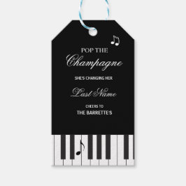 Creative Musicians Piano Keys Wedding Cadeaulabel