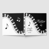 Creative Musicians Piano Keys Wedding Gastenboek (Volledig)