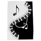 Creative Musicians Piano Keys Wedding Medium Cadeauzakje (Achterkant)