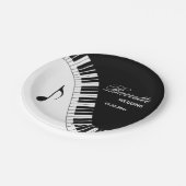 Creative Musicians Piano Keys Wedding Papieren Bordje (Gekanteld)