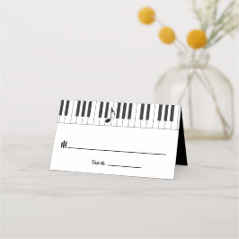 Creative Musicians Piano Keys Wedding Plaatskaartje
