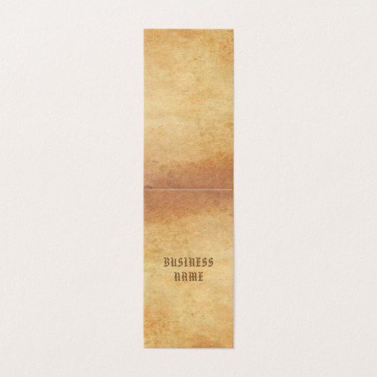 Creative Nostalgic Old Paper Professional Visitekaartje (Buitenkant ongevouwen)