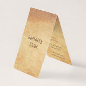 Creative Nostalgic Old Paper Professional Visitekaartje (Voorkant)