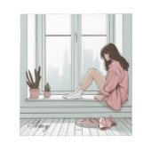 CREATIVE NOTITIEBOEK SCHATTIGE MEISJE NOTITIEBLOK (Voorkant)