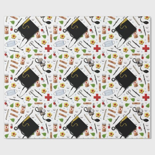 Creative Nurse Afstuderen Gift Cadeaupapier (Vlak)