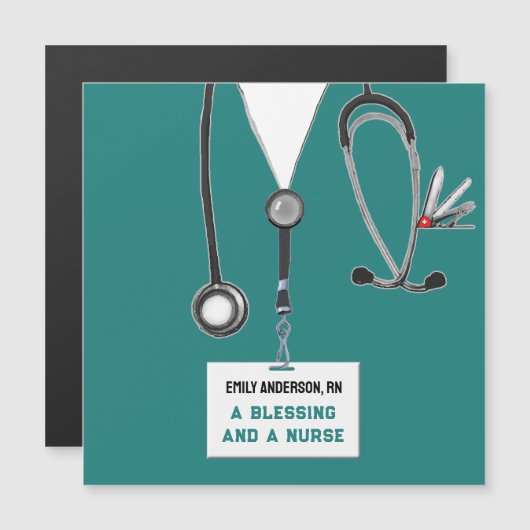 Creative Nurse Afstuderen Gift Kaart (Voorkant / Achterkant)