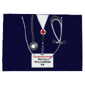 Creative Nurse Afstuderen Grote Geschenktas Groot Cadeauzakje (Achterkant)