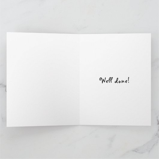 Creative Nurse Afstuderen Kaart (Binnen)