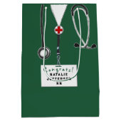 Creative Nurse Afstuderen Medium Gift Bag Medium Cadeauzakje (Achterkant)