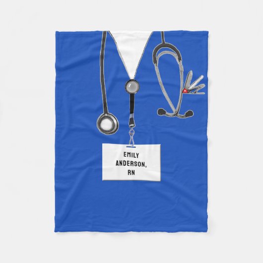 Creative Nurse Fleece Deken (Voorkant)