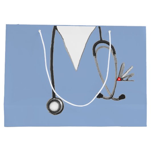 Creative Nurse Gift Bag Groot Cadeauzakje (Achterkant)