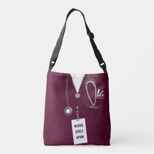 Creative Nurse Gift Crossbody Tas (Achterkant)