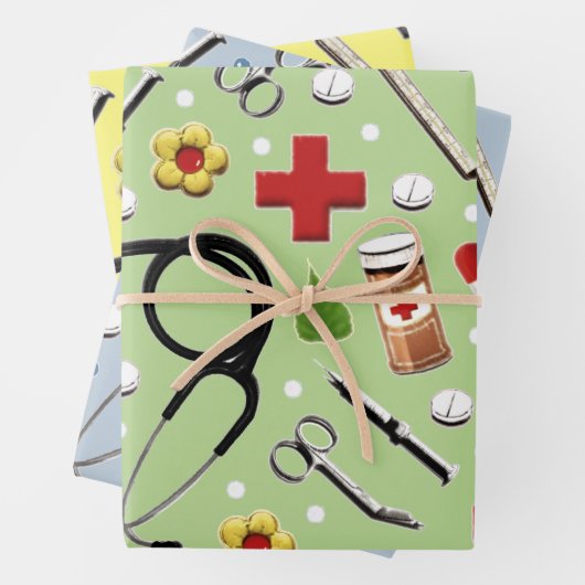 Creative Nurse Gift Inpakpapier Vel (In situ)