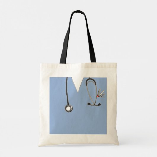 Creative Nurse Gift Tote Bag (Achterkant)
