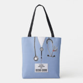 Creative Nurse Gift Tote Bag (Achterkant)