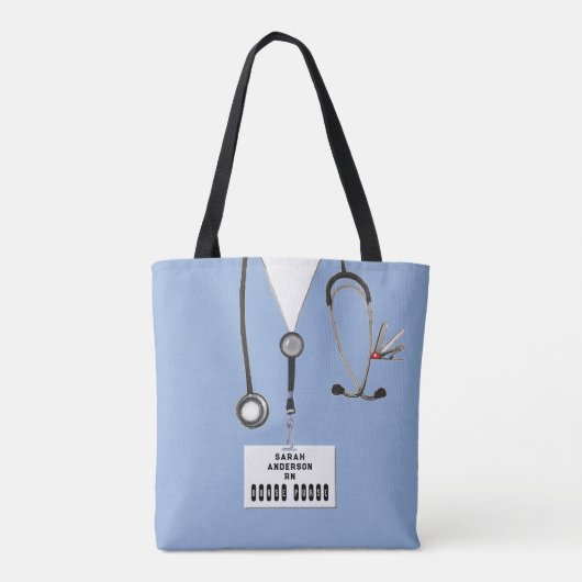 Creative Nurse Gift Tote Bag (Achterkant)